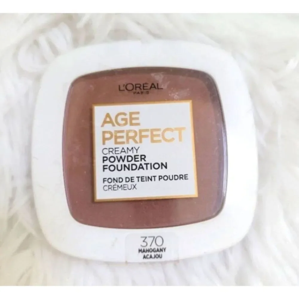 L'Oreal Age Perfect Creamy Powder Foundation w/ Minerals 370 Mahogany New